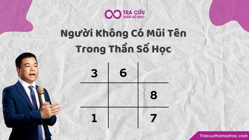 Người không có mũi tên trong thần số học có đặc điểm gì?