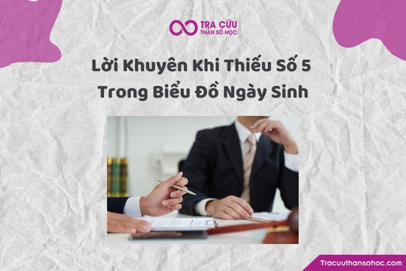 Lời khuyên dành cho người thiếu 5 trong biểu đồ ngày sinh thần số học
